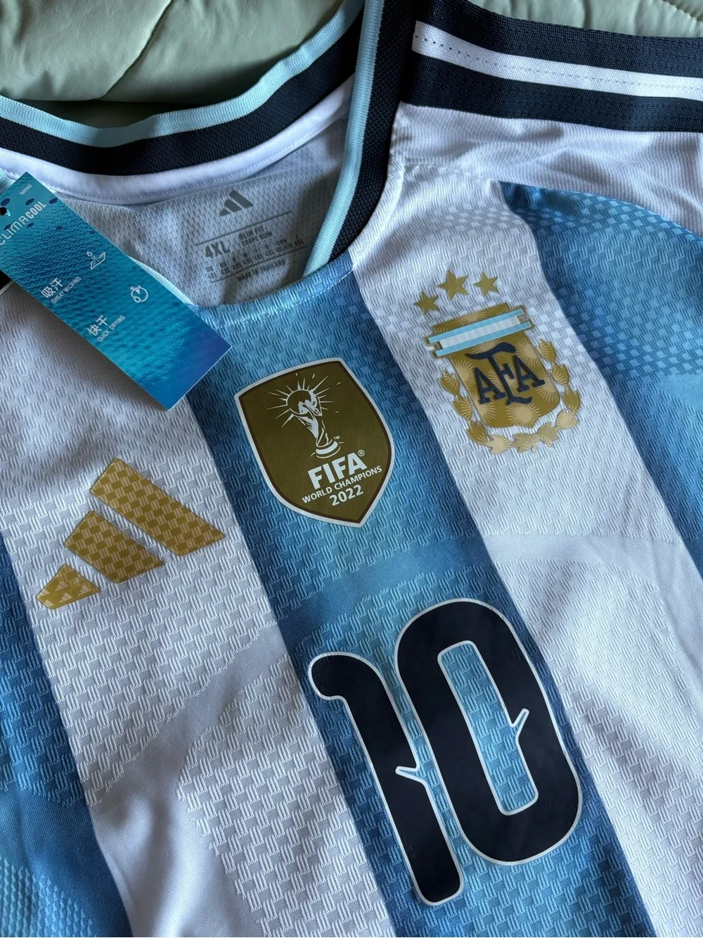 ARGENTINA 26 HOME MESSI AUTHENTIC JERSEY